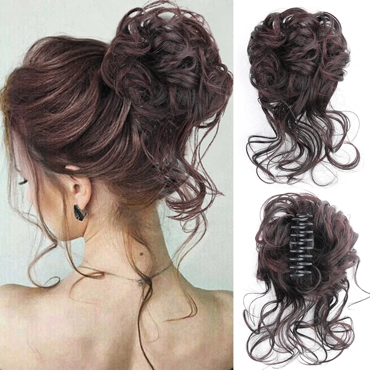 Hair Bun Clip In Ponytail Hair Extensions