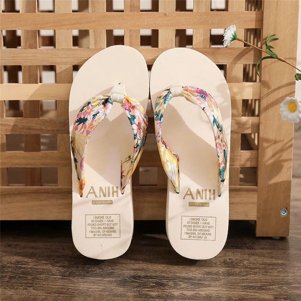 Platform Slippers Casual Outside Wedges Sandals