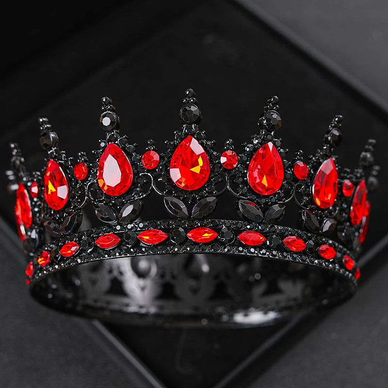 Baroque Round Wedding Crown