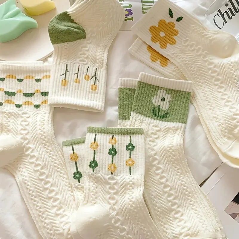 Retro Floral Socks
