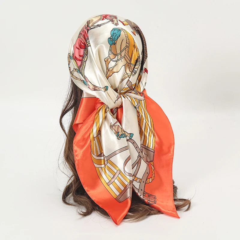 Satin Square Scarf