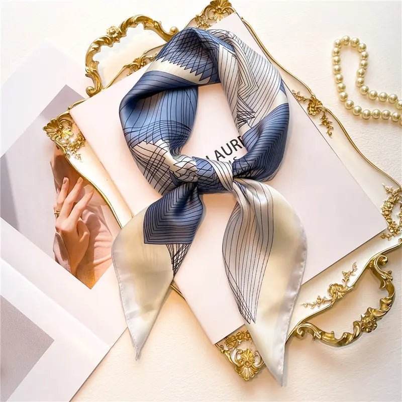 70cm Silk Feeling Square Scarf