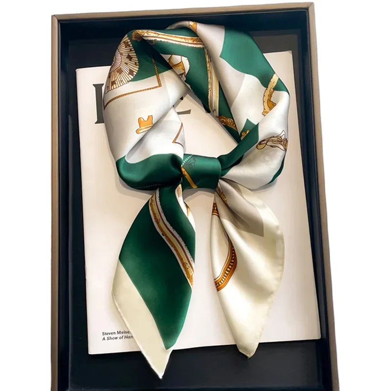 Neckerchief Female Luxury Square Scarf