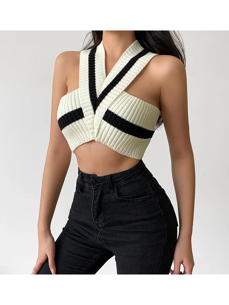 Helater Tank Tops Off Shoulder V-Neck