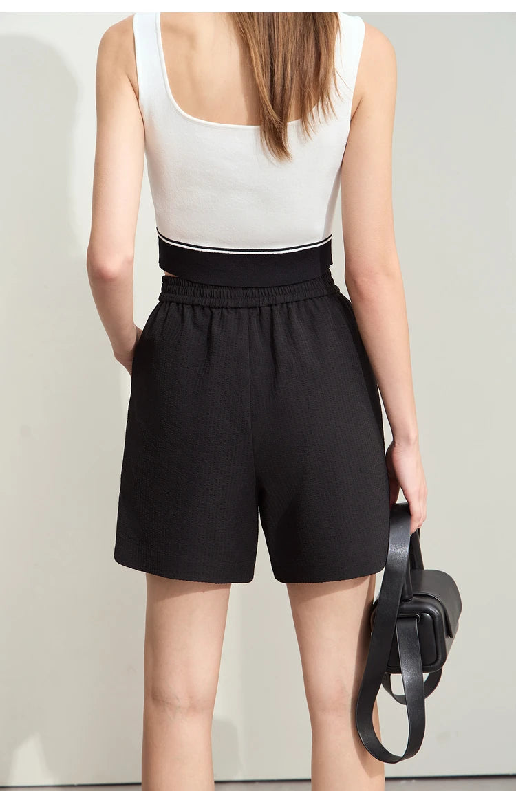 Minimalism Casual Shorts For Women