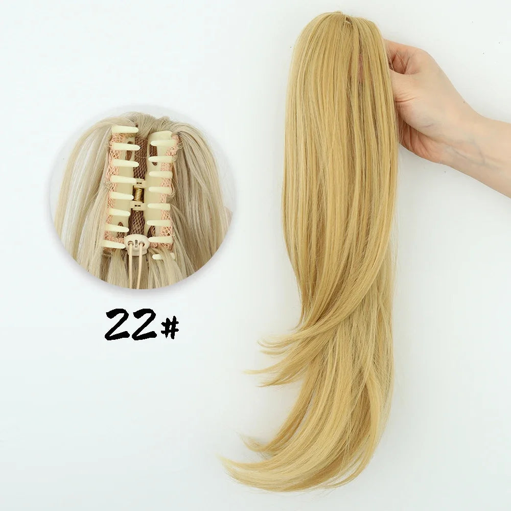 Synthetic Claw Clip Ponytail Hair Extension