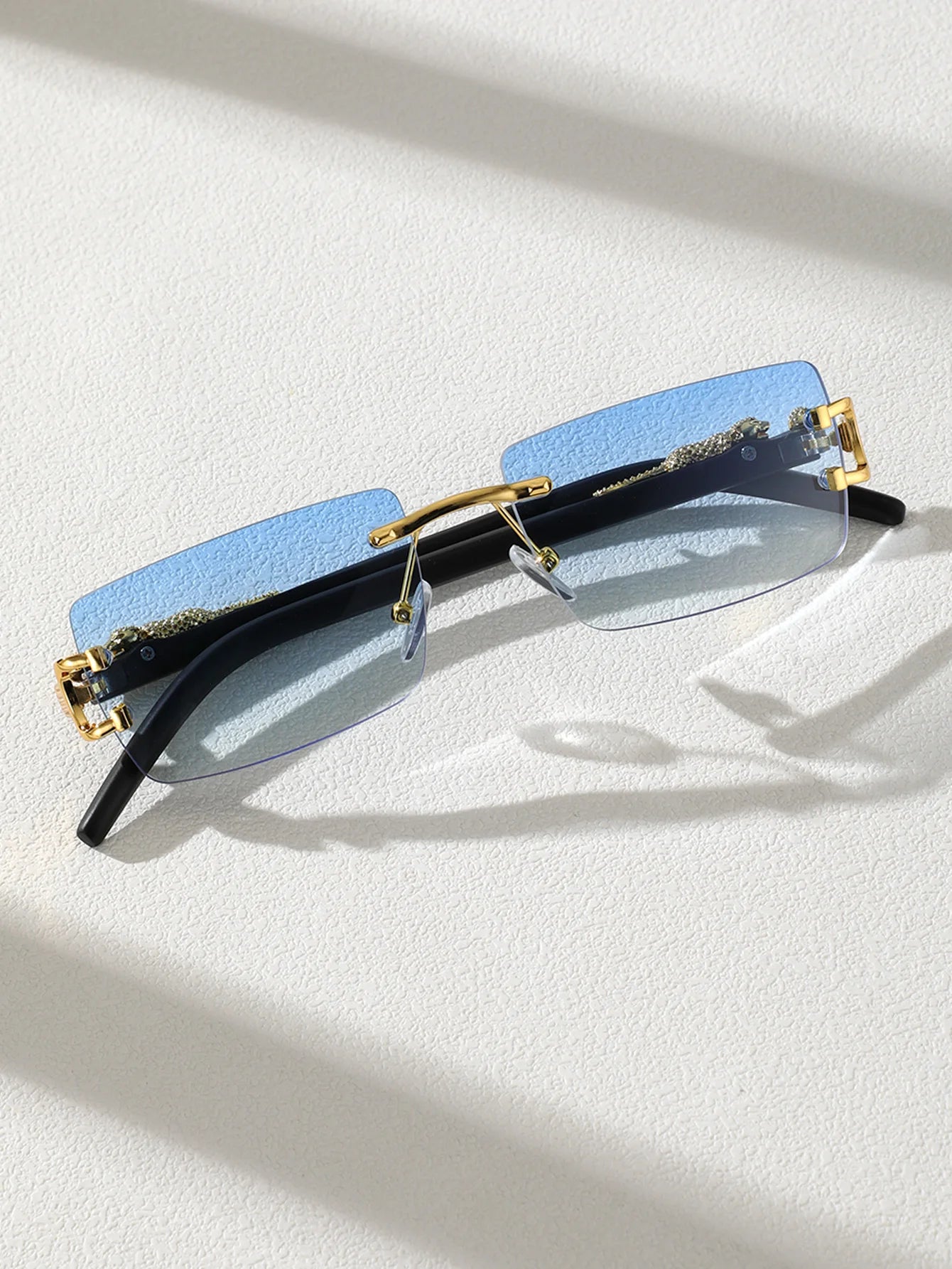 Trendy Frameless Rectangular Personalized Sunglasses