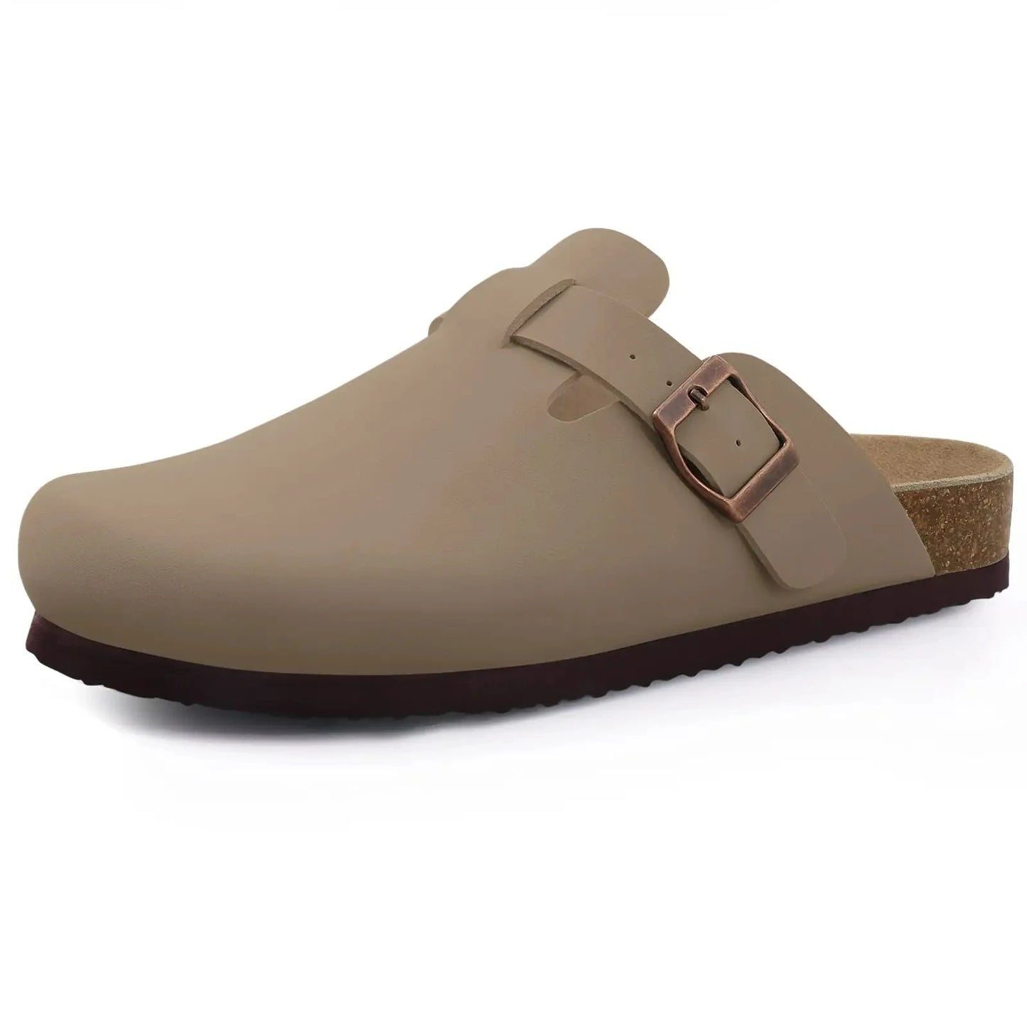 Classic Cork Antislip Outdoor Slippers With Arch Support