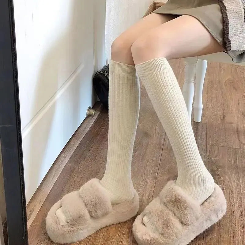Warm Women Long High The Stockings Cotton Knee Over Thigh Socks