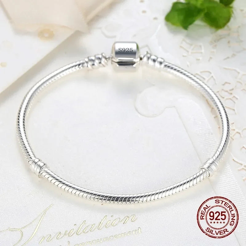 Original Fine Jewelry 925 Sterling Silver Charm Bracelet