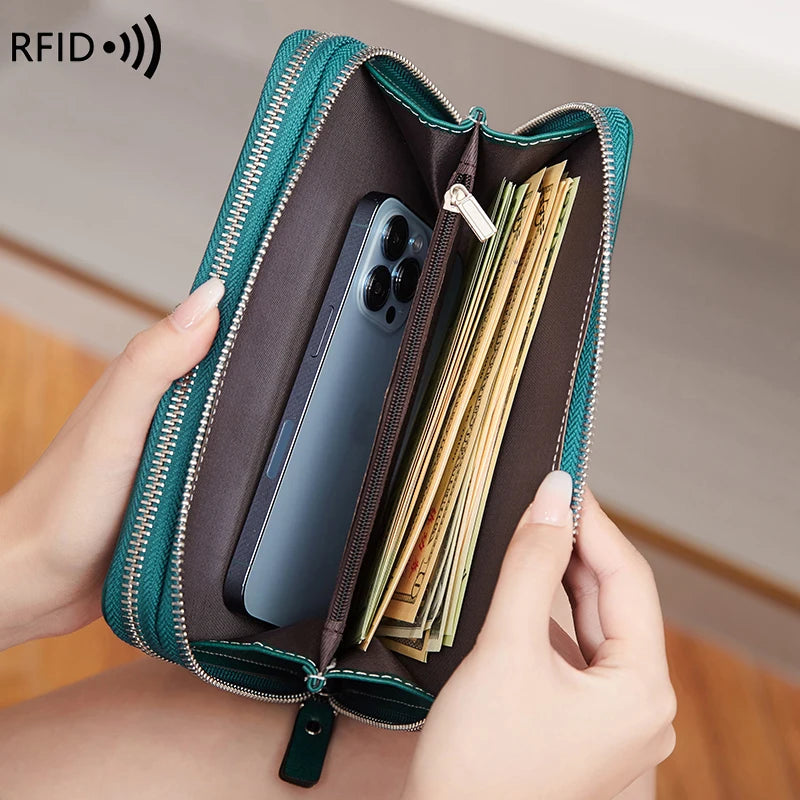 Block Resistant Multifunctional Women's Purse
