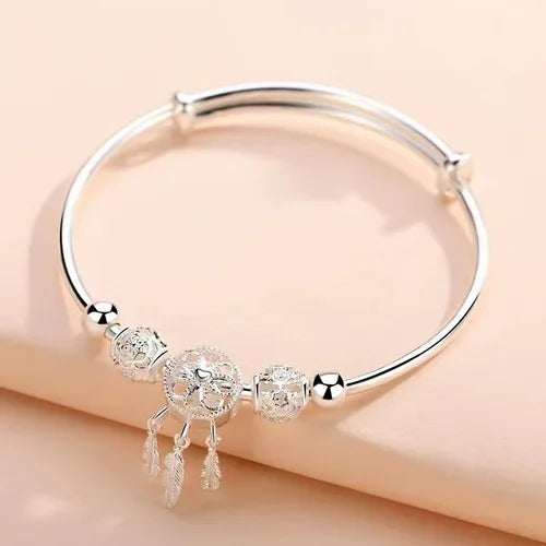 Luxury 925 Sterling Silver Star Beaded Bracelets