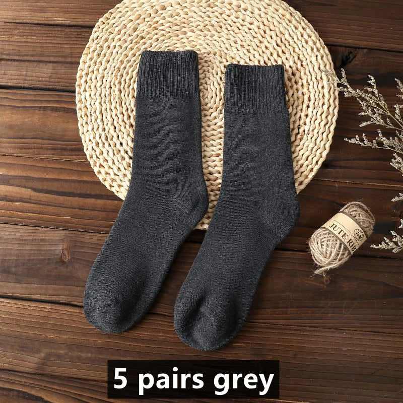 Thick Thermal Terry Socks