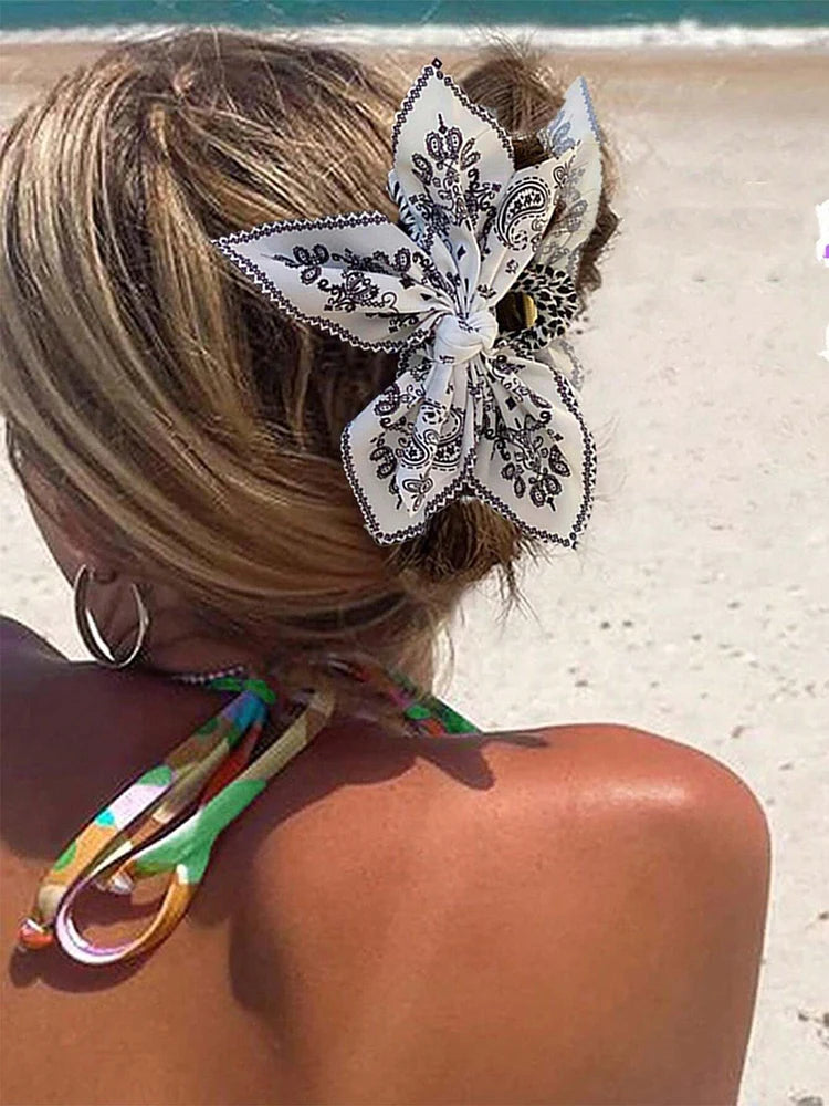 Bohemian Style Bow Hair Claw