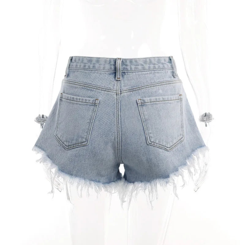 Streetwear Fashion Versatile High Waist Short Pants