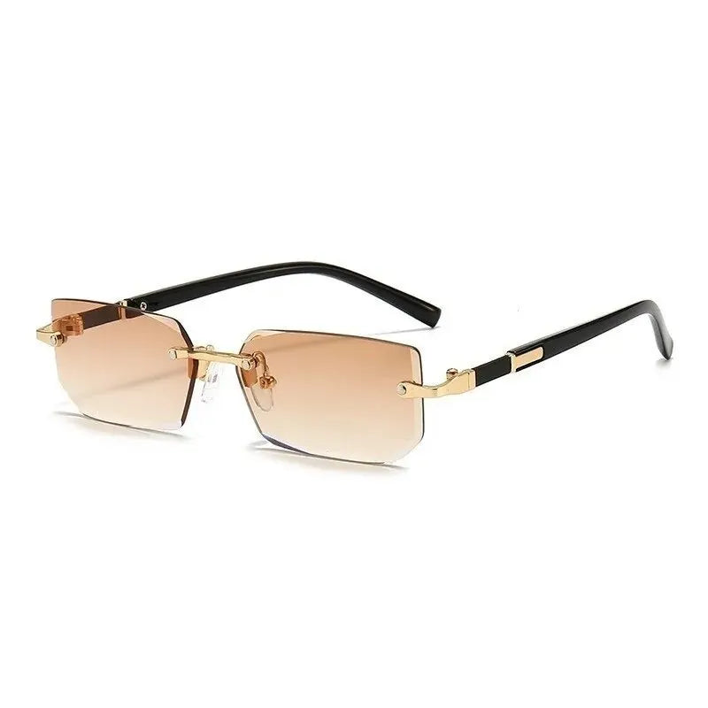 Retro Sunglasses Cutting Lens