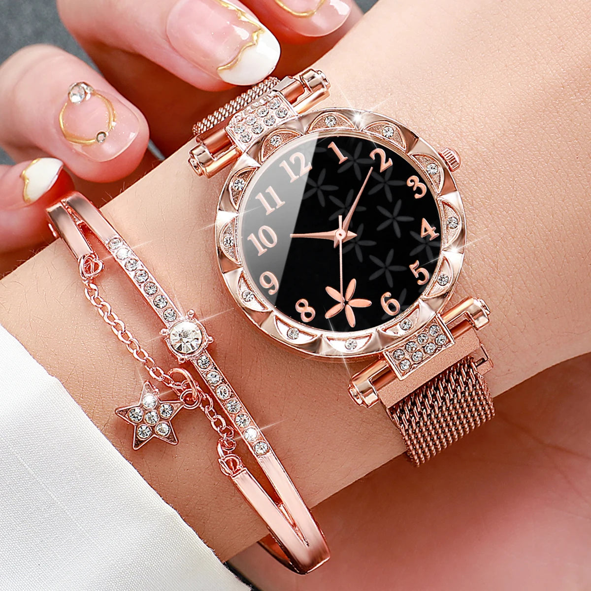 Quartz Watches Star Bracelet Set(Without Box)