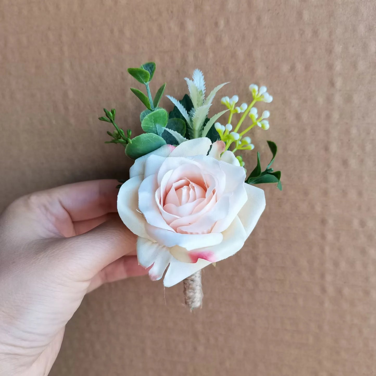 Wedding Rustic Boutonniere