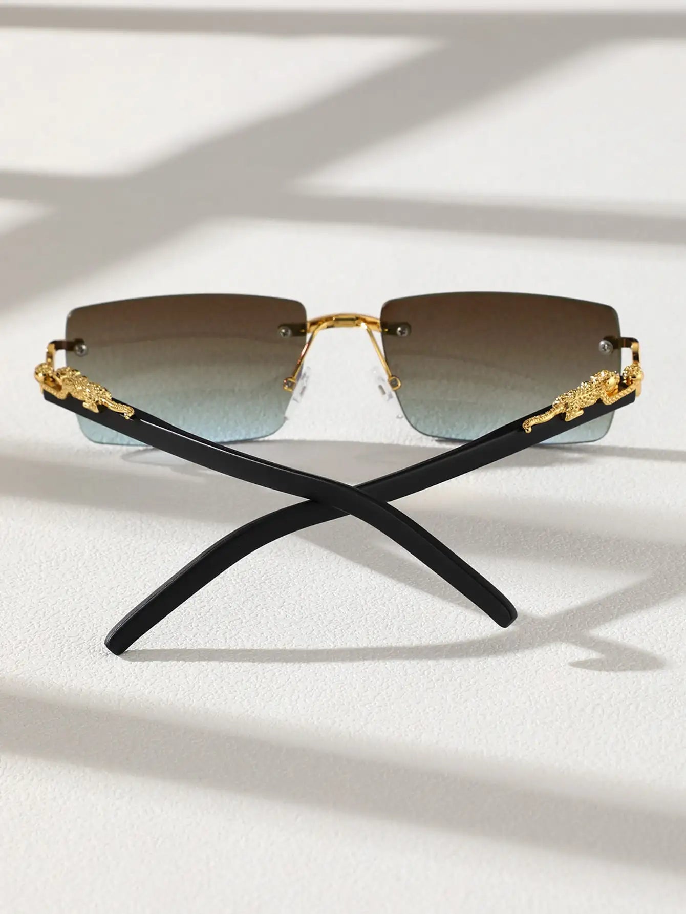 Trendy Frameless Rectangular Personalized Sunglasses
