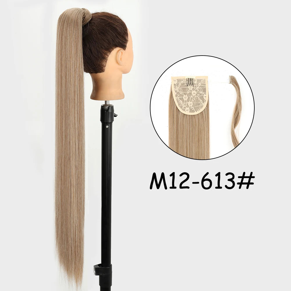 34inches Synthetic Ponytail Hair Extension