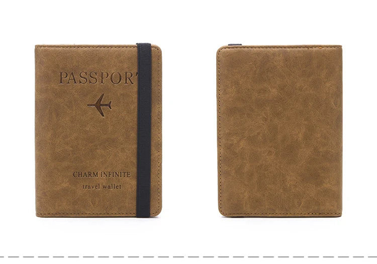 anti-theft multi-functional travel passport holder