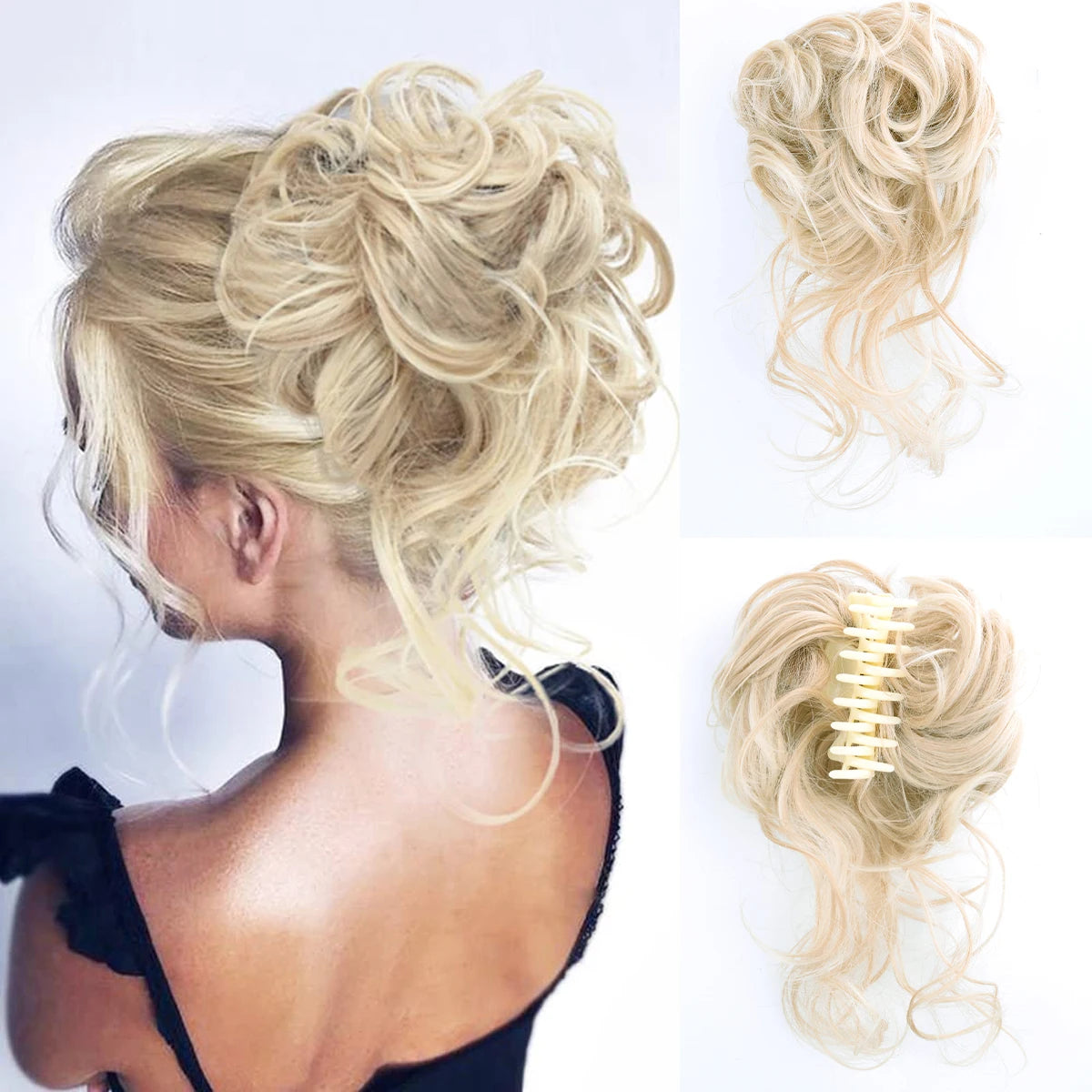 Hair Bun Clip In Ponytail Hair Extensions