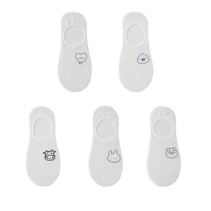 Women's Socks Set Invisible Cartoon Cute Socks