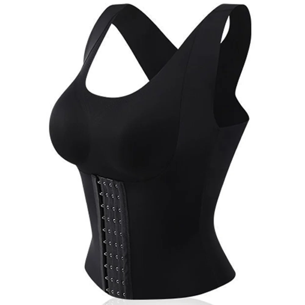 Women's 3 In 1 Waist Button Bra