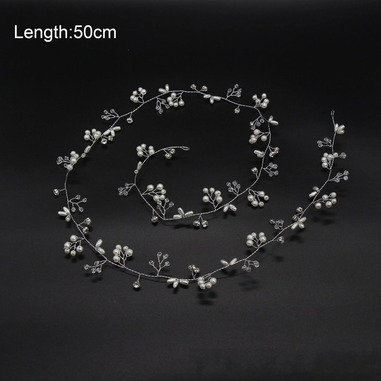 Crystal Pearl Bridal Tiaras Accessories