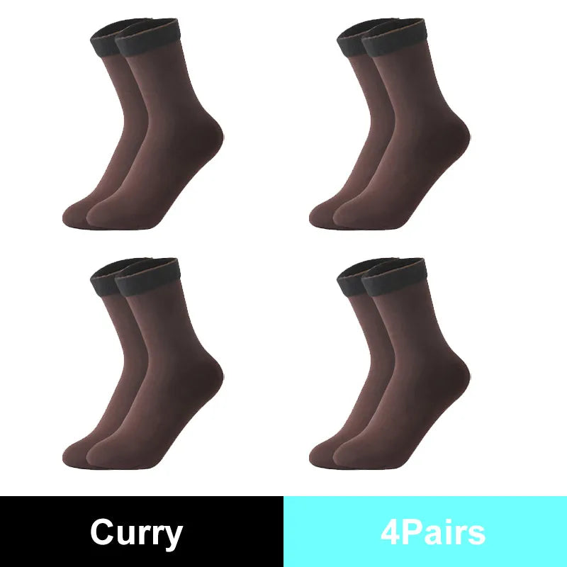 Warm Solid Women Socks