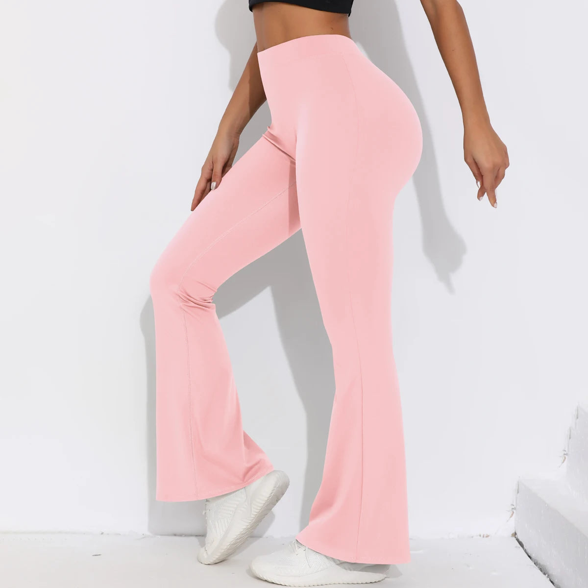 Scrunch Butt Gym Flare Leggings Sexy V Waist Push Up Leggings