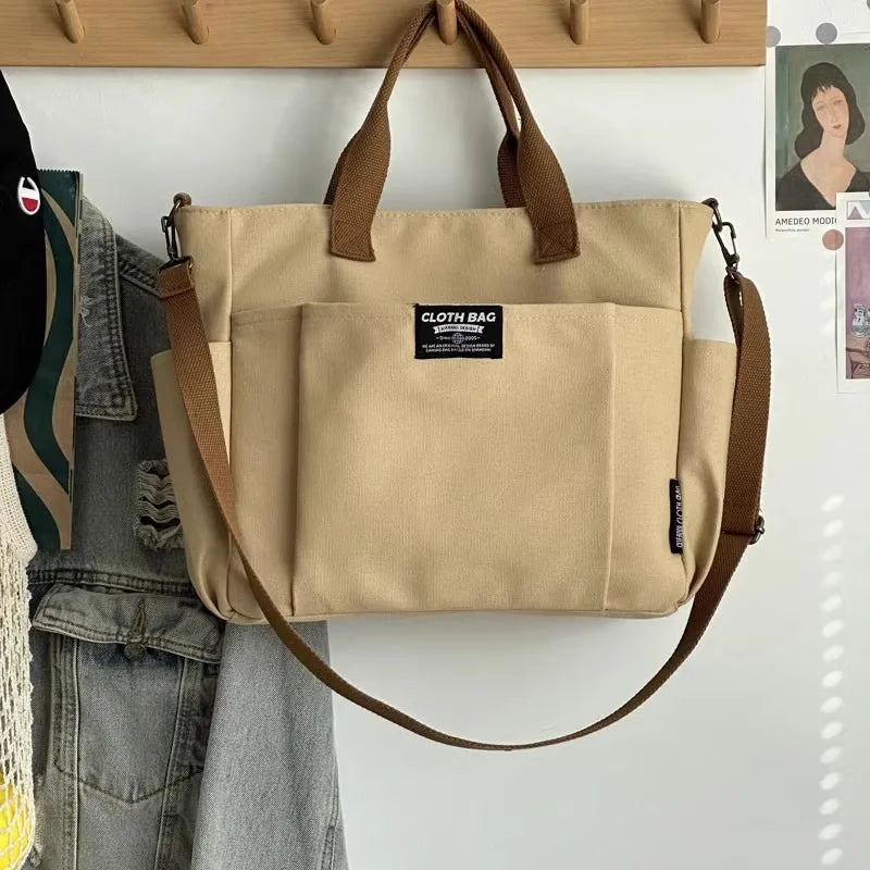 Single Shoulder Diagonal Cross Portable Tote Bag