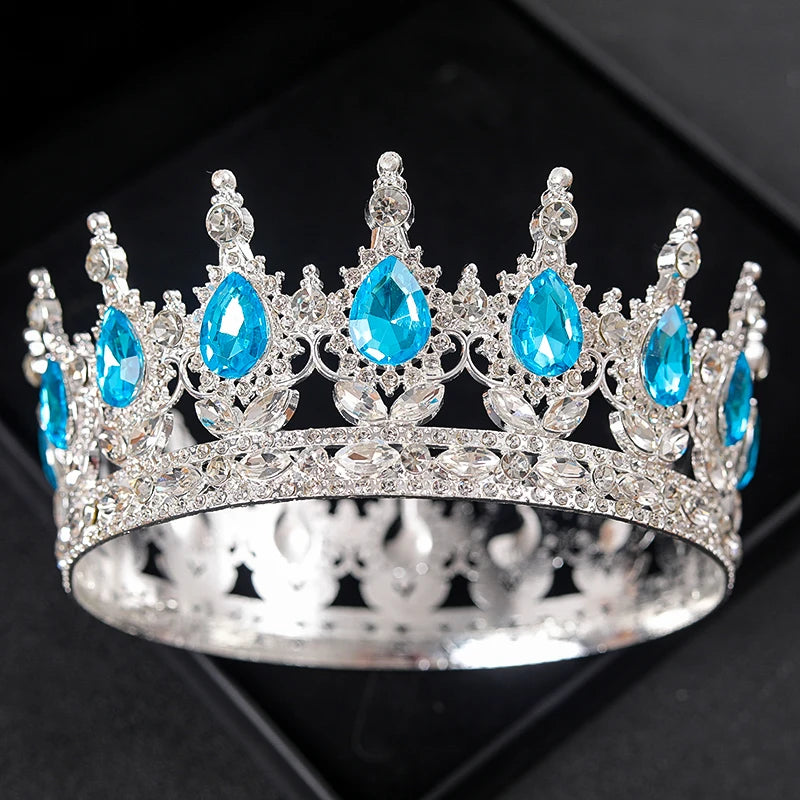 Baroque Round Wedding Crown