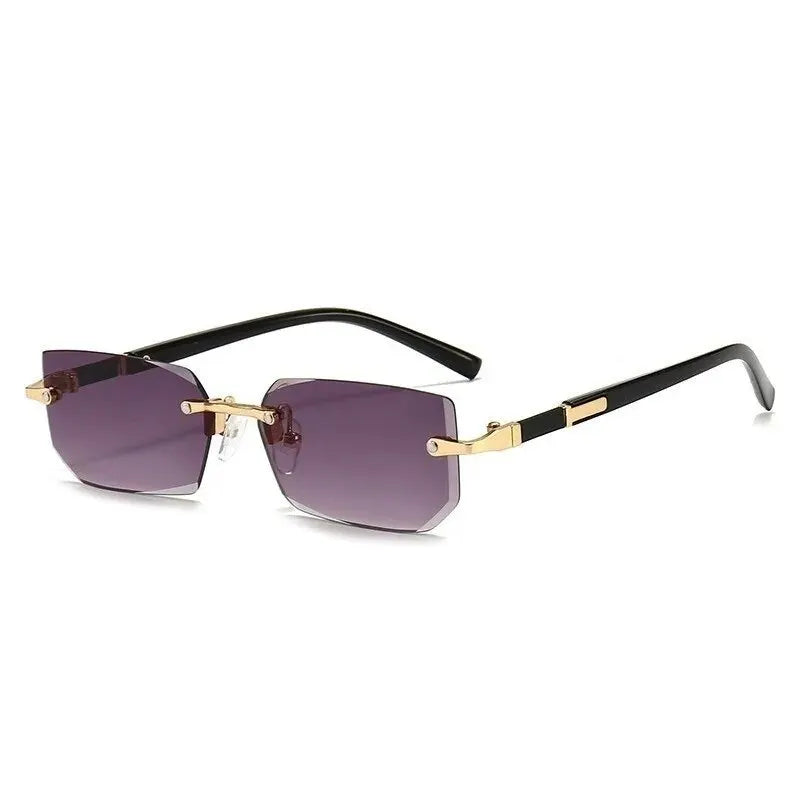 Retro Sunglasses Cutting Lens