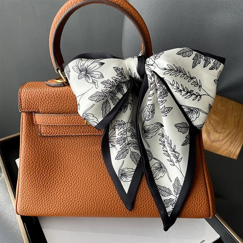 Fashion Print Hair Ribbon Scarf