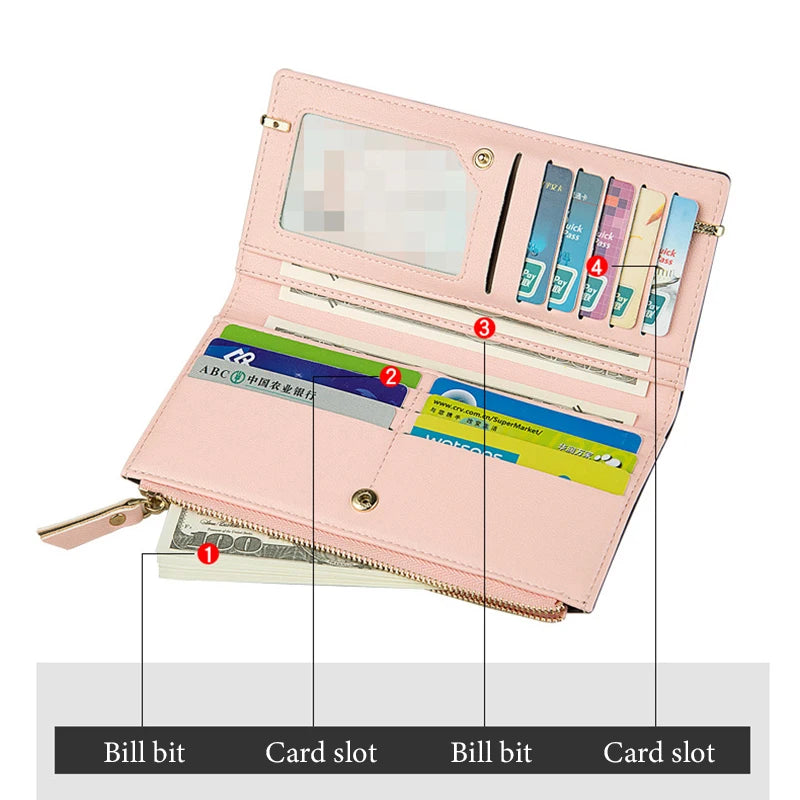 Fashion Women Wallet Long Korean Style