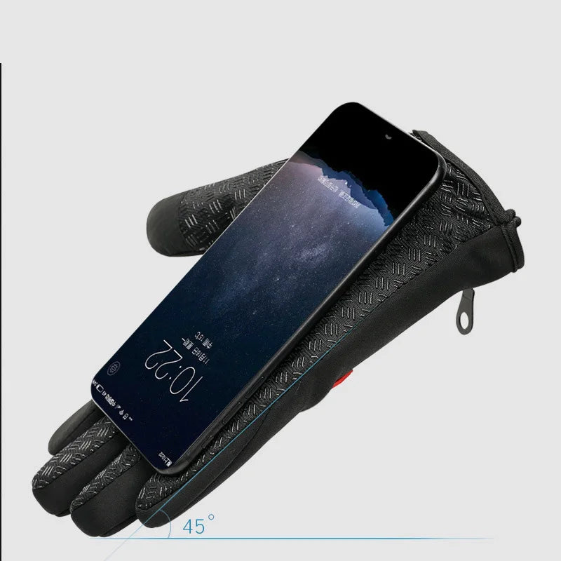 Driving Motorcycle Waterproof Thermal Non-Slip Gloves