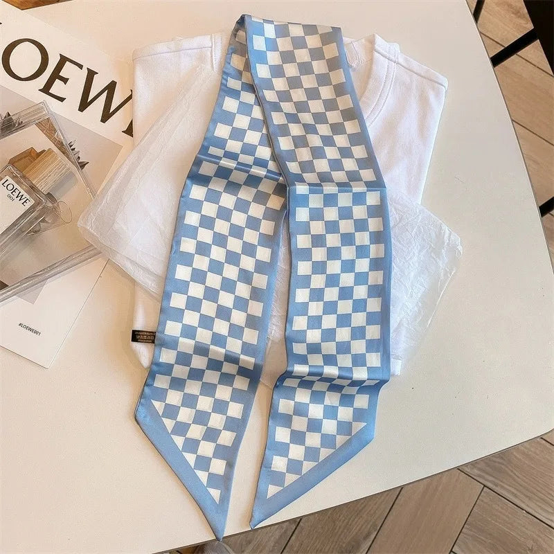 Fashion Print Hair Ribbon Scarf