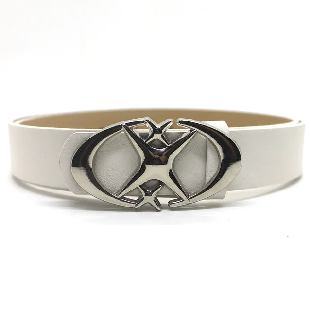 Punk Moon Star Buckle Belt Design