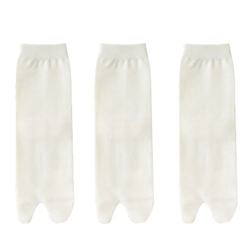Japanese Men And Women's Summer Fiber Double Fingered Socks