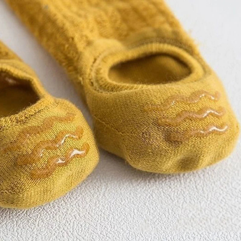 Lace Breathable Silicone Non-slip Cotton Boat Socks