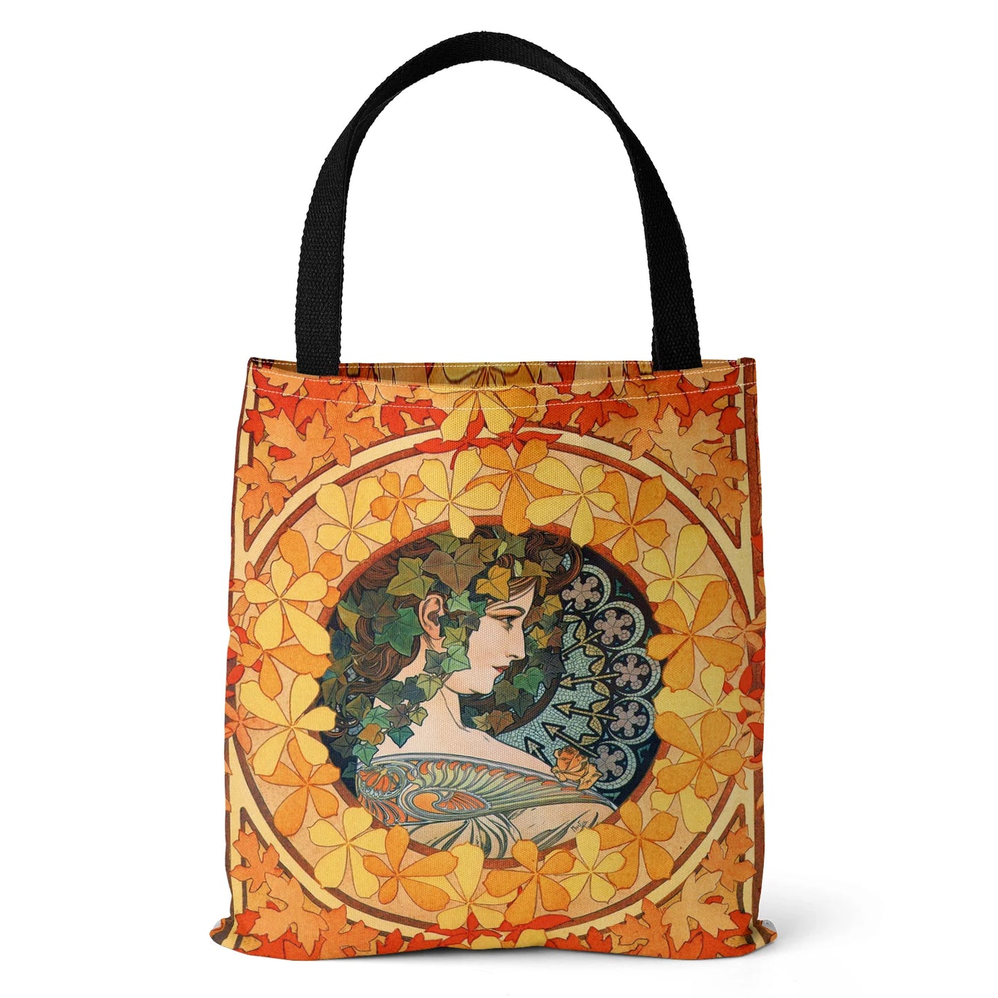 Mucha Series Digital Printed Canvas Bag