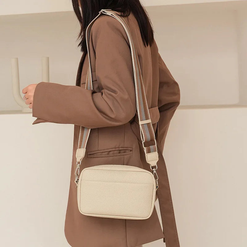Small Handbag Wide Strap Purse