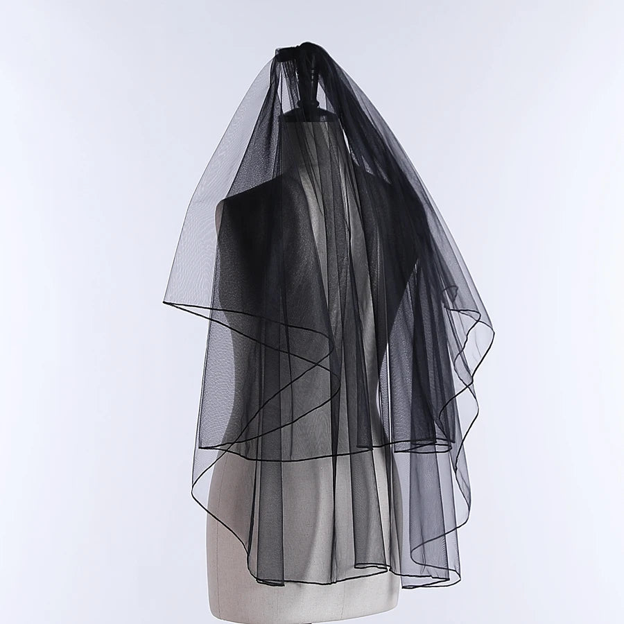 Wholesale Wedding Veils Black Bridal Veils