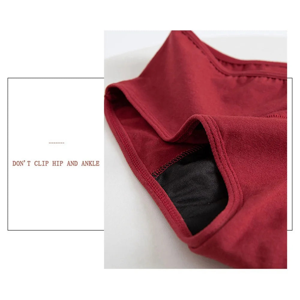 Women's cotton briefs Low Waist Physiological Period Underwear