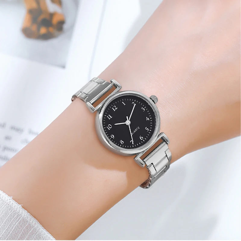 Steel Band Quartz Watch
