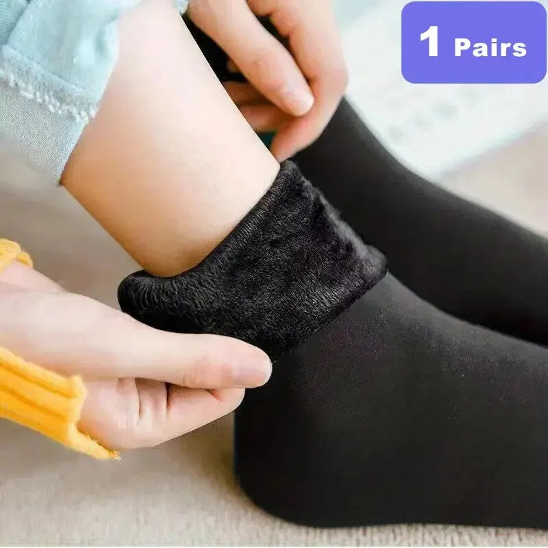 Women's Winter Thick Insulation Short Cashmere Socks