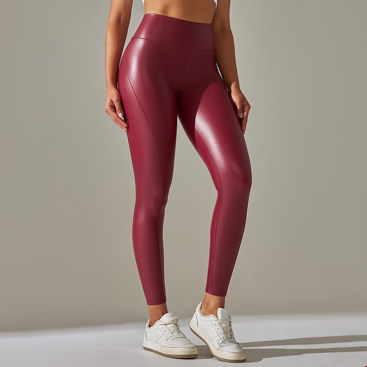 Women Sexy Skinny PU Leather Pants High Waist