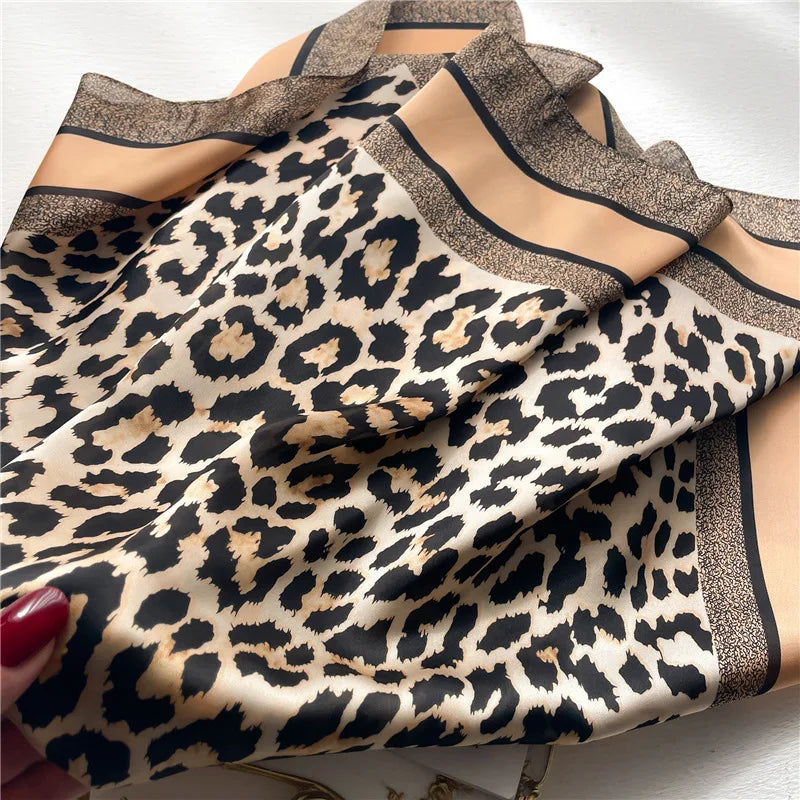Neckerchief Female Luxury Square Scarf