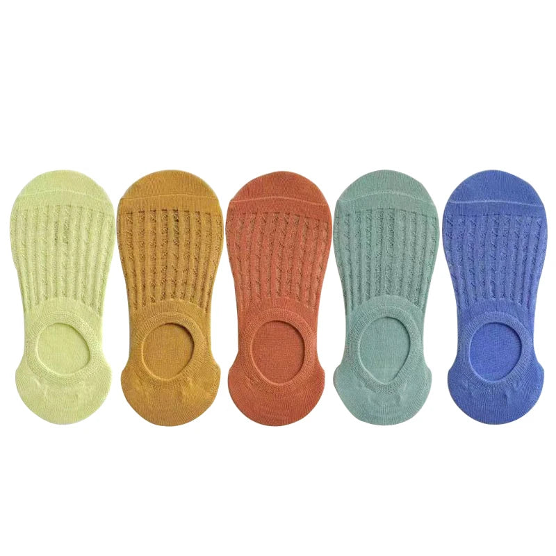 Lace Breathable Silicone Non-slip Cotton Boat Socks